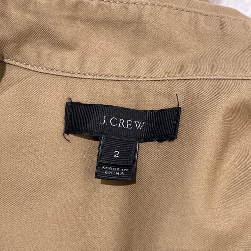 J Crew Sleeveless Shirt Dress, Size 2 - Picture 3 of 6